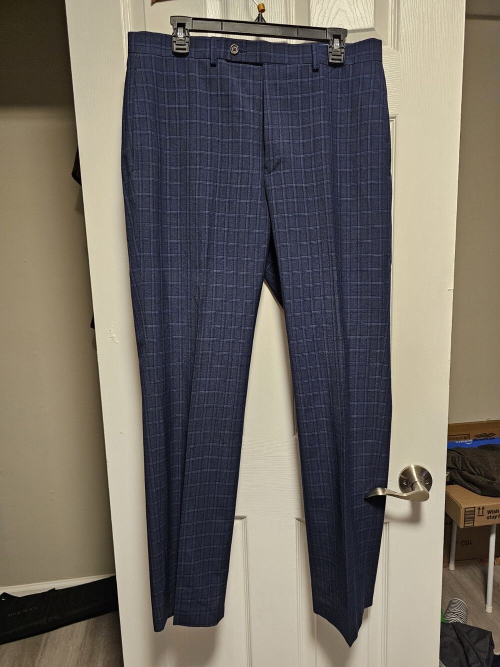 Lauren Ralph Lauren Men's ~34Wx32L Blue Cuffed Dress Pants